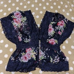 COPY - Sheer Floral Top